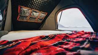 Gears of Travel, Canadian adventure | Mountain view from Chevrolet canopy camper
