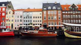 Nyhavn Harbour in Copenhagen, Denmark