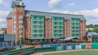 New Hampshire restaurants and activities | The Hilton Garden Inn Manchester is connected to the Northeast Delta Dental Stadium