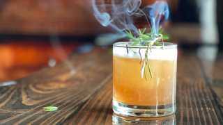 New Hampshire restaurants and activities | A smoking cocktail at 815 Cocktails and Provisions in Manchester