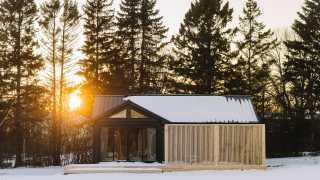 Wander the Resort in Prince Edward County | Cabin in the winter