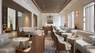 The Clift Royal Sonesta Hotel, San Fransisco | Inside the lobby lounge