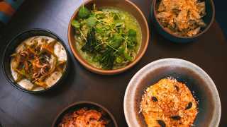 New York City | A spread of dishes at Kindred