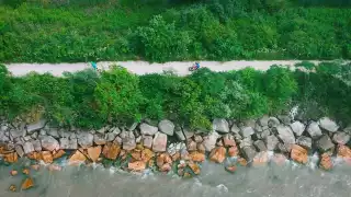 Chatham-Kent, Ontario | An overhead view of the shore