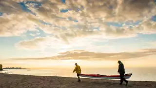 Rouge National Urban Park | Two kayakers on Rouge Beach
