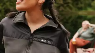 Detailing on the Smash + Tess X MEC Fresh Air Fleece Jumpsuit