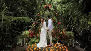 Best honeymoon destinations | A jungle wedding ceremony at Capella Ubud, Bali