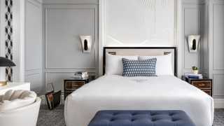 Fairmont Royal York | A bedroom at the Fairmont Royal York hotel