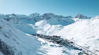 Tignes in the French Alps