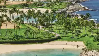 The lagoons at Ko Olina in Oahu, Hawai'i