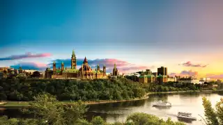 What to do in Ottawa on a weekend trip | Parliament Hill from the Ottawa River