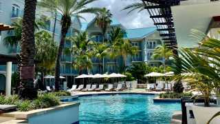 The pool at the Westin Grand Cayman Seven Mile Beach Resort and Spa in the Cayman Islands