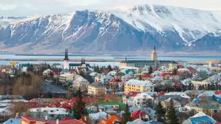 International Experience Canada | A landscape photo of the colourful houses in Iceland