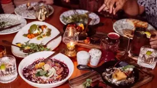 Hotel Zed Tofino | A dinner spread at Roar