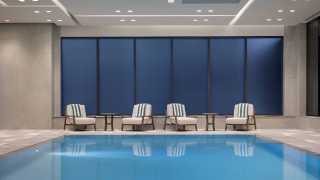 New Toronto hotels | The pool inside Canopy By Hilton Yorkville