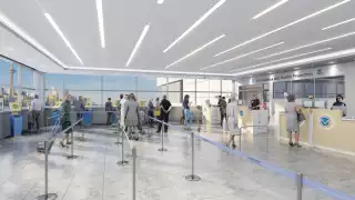 Billy Bishop Toronto City Airport U.S. Customs and Border Protection Preclearance rendering