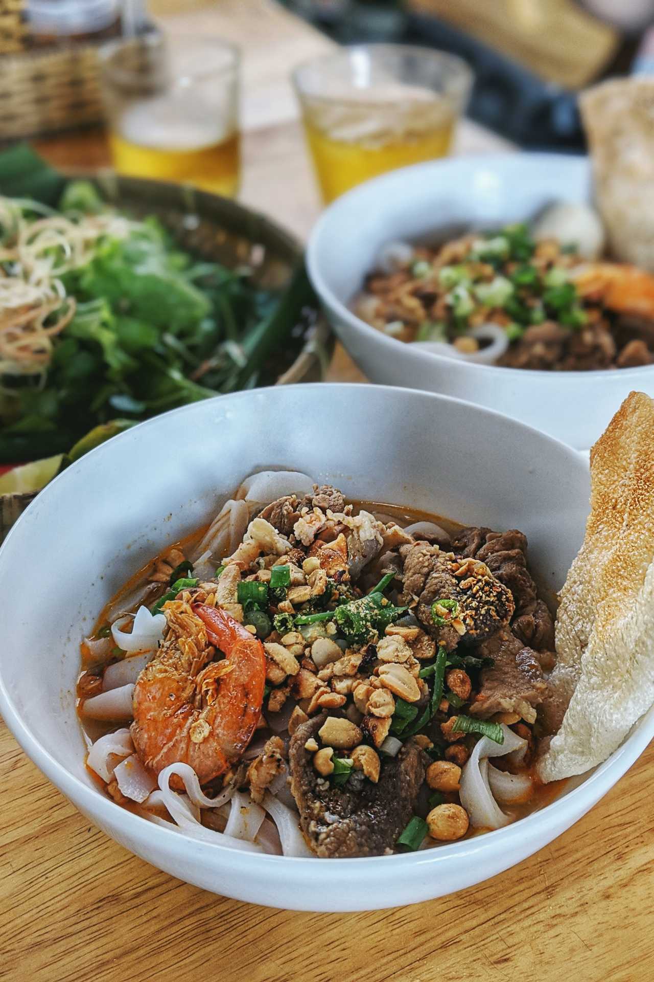 Mi Quang Noodles in Da nang, Vietnam