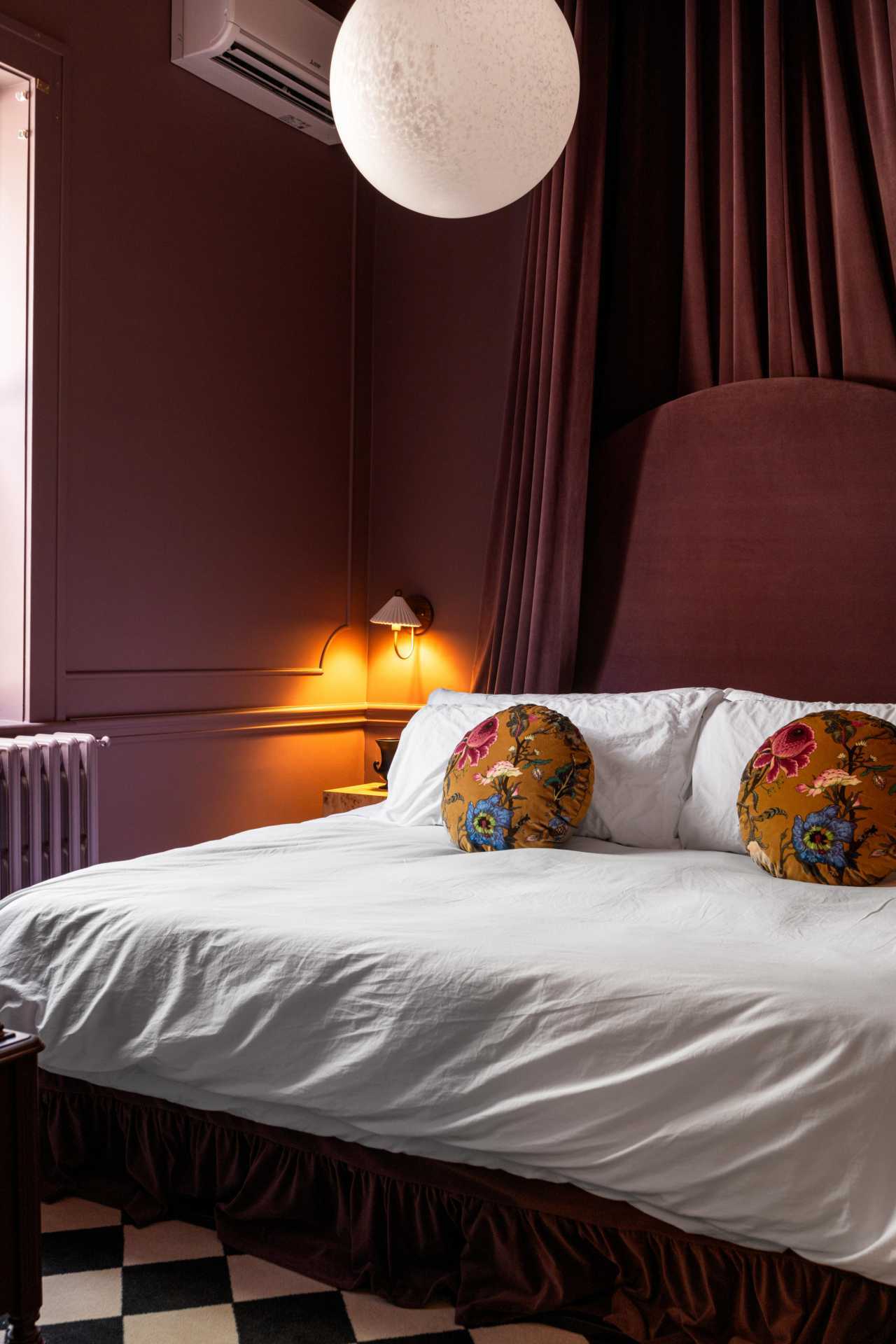 Hotel Julie in Stratford | The plush bed in Flat 3 at Hotel Julie