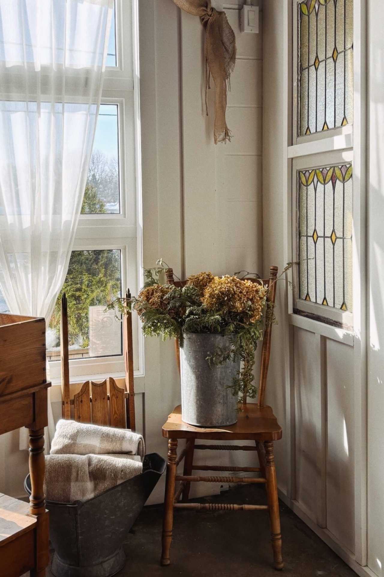 Grey County | Inside the dining room at Marilynne Restaurant in Markdale