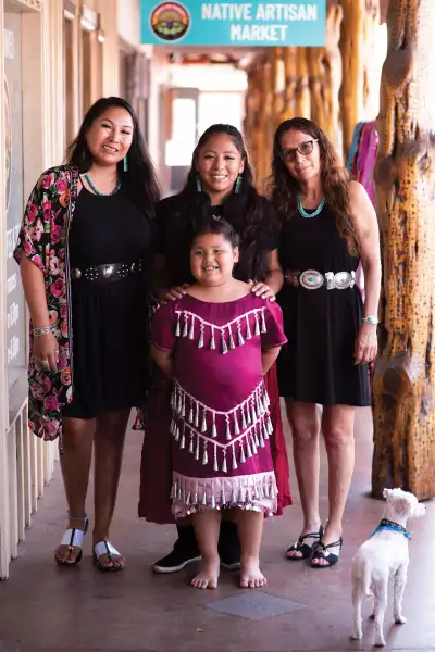Scottsdale, Arizona | People standing outside the Native Art Market
