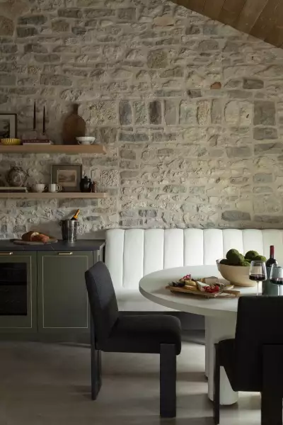 Dining area in a guest room at The Kat Florence Hotel