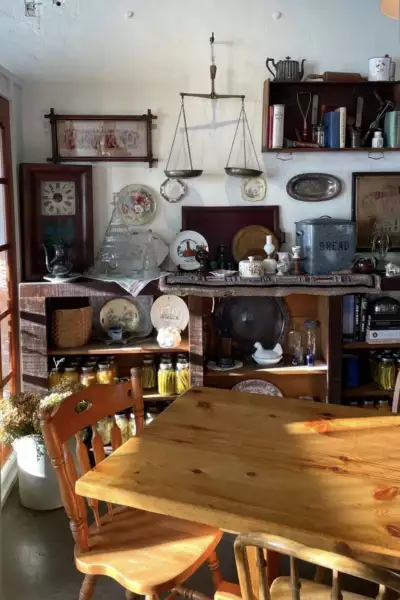 Grey County | Inside the dining room at Marilynne Restaurant in Markdale