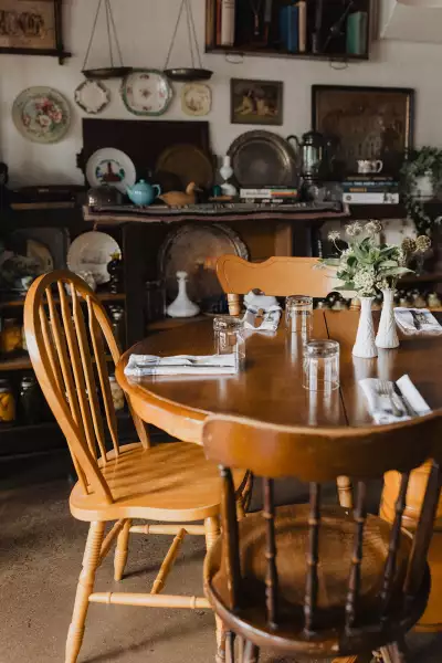 Grey County | Inside the dining room at Marilynne Restaurant in Markdale