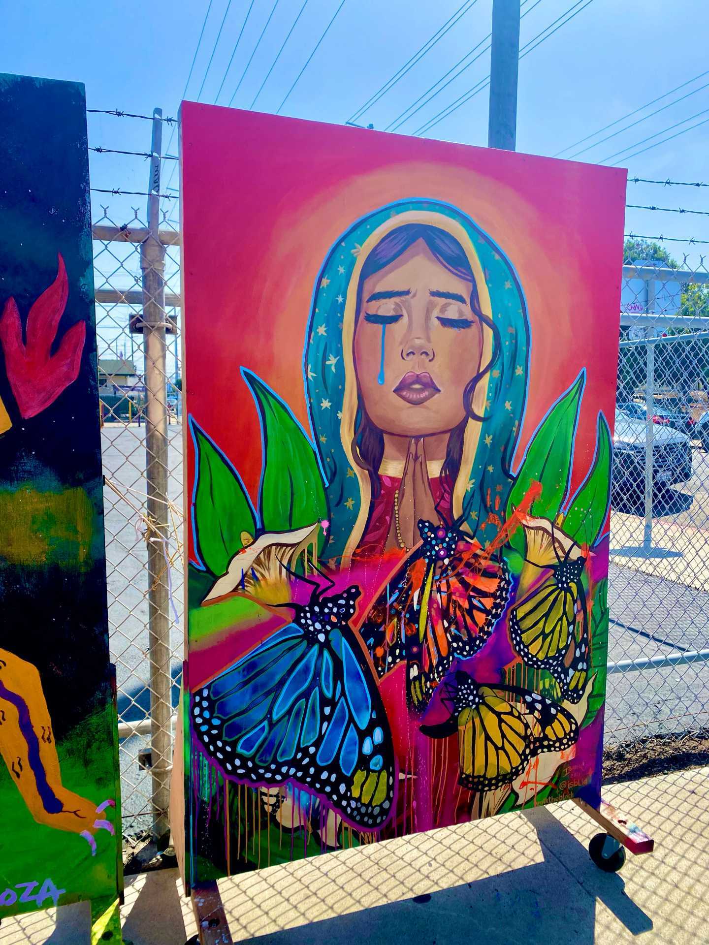 Street art in Barrio Logan, San Diego, California