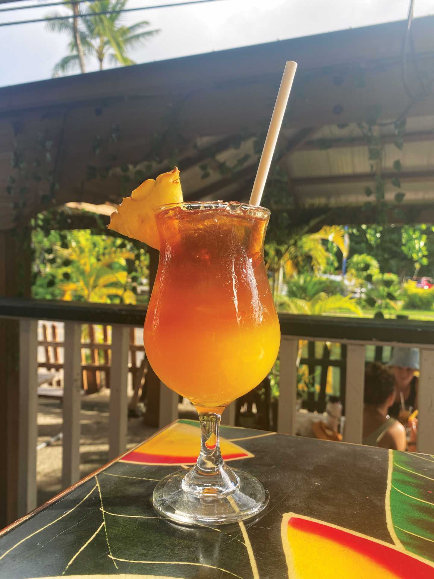 Tahiti Nui's world-famous mai tai Tahiti Nui's world-famous mai tai