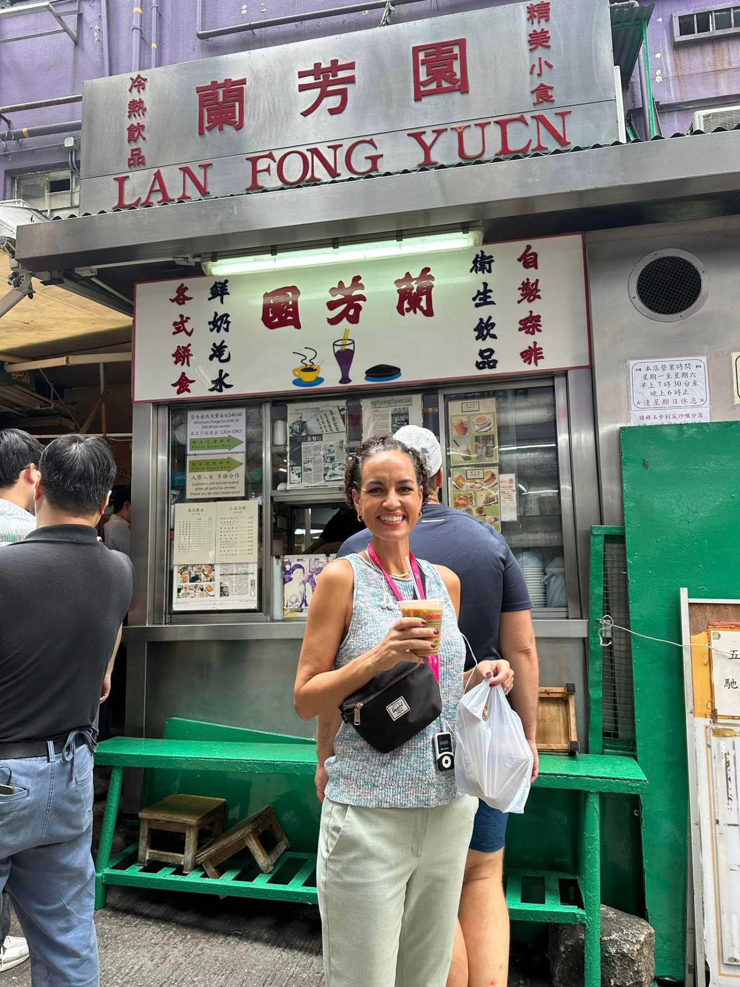 Hong Kong | Writer Bianca Bujan at Lan Fong Yuen