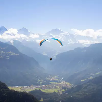 Switzerland travel | Paragliding in Interlaken, Switzerland