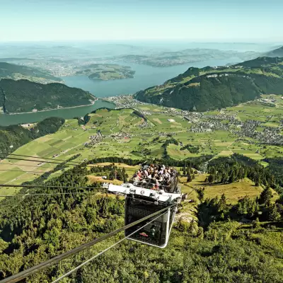 Switzerland travel | Cable car to Stanserhorn