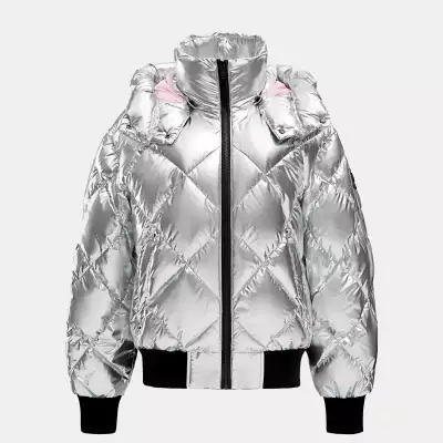 Travel and wellness gift ideas | Moose Knuckles Flightweight Metallic Bankhead Bomber