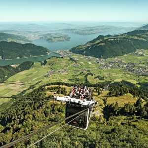 Switzerland Swiss Travel Pass | Cable car to Stanserhorn
