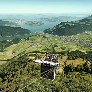 Switzerland travel | Cable car to Stanserhorn
