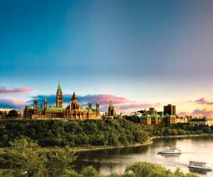 What to do in Ottawa on a weekend trip | Parliament Hill from the Ottawa River