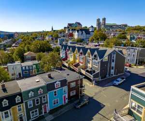 Newfoundland travel | Colourful houses in St. John's, Newfoundland and Labrador