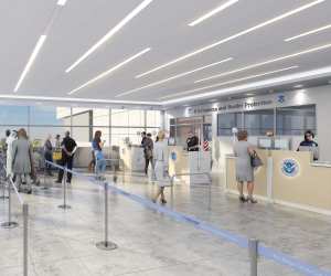 Billy Bishop Toronto City Airport U.S. Customs and Border Protection Preclearance rendering