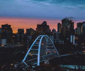 Sunset in Edmonton, Alberta