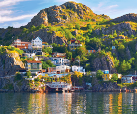 St. John's, Newfoundland and Labrador | The Battery neighbourhood on Signal Hill