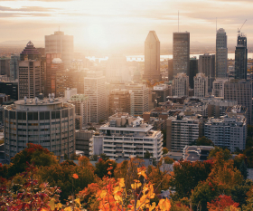 The best things to do and eat in Montreal | View from Mount Royal in the fall
