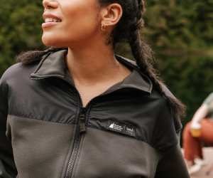 Detailing on the Smash + Tess X MEC Fresh Air Fleece Jumpsuit