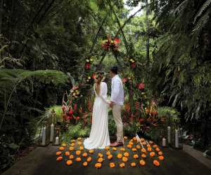 Best honeymoon destinations | A jungle wedding ceremony at Capella Ubud, Bali