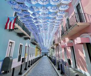 Fortaleza Street in San Juan, Puerto Rico