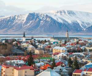International Experience Canada | A landscape photo of the colourful houses in Iceland