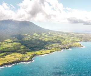 A breathtaking bird's eye view of St. Kitts