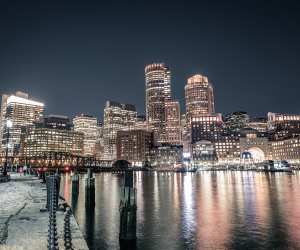 Paul Wahlberg's guide to Boston | View from Boston's harbour at night