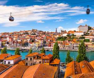 Old town on the Douro River, Porto, Portugal
