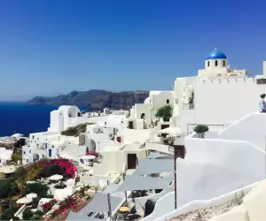 Tourists urged to stop riding donkeys up Santorini's steep cliffs