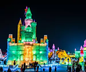 Ice attractions
